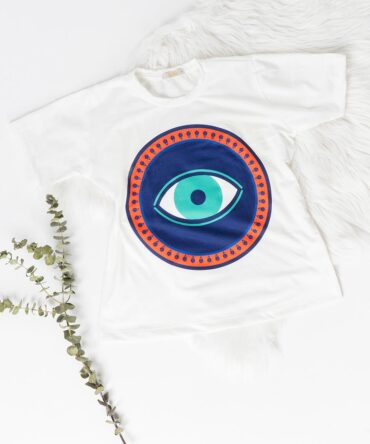 Polera Ojo Mandala manga corta mujer