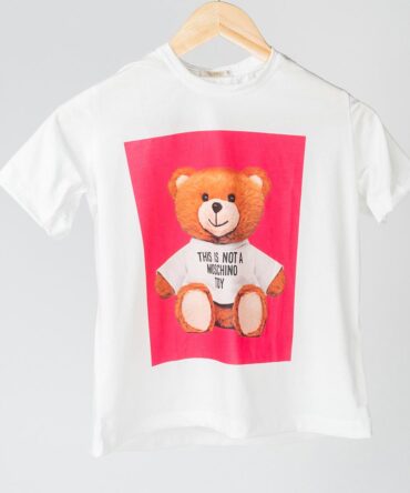 Polera Oso Toy manga corta mujer