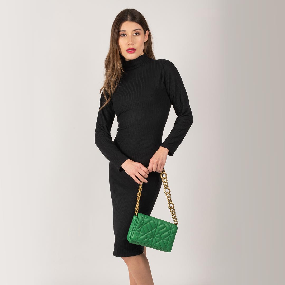 Vestido Acanalado